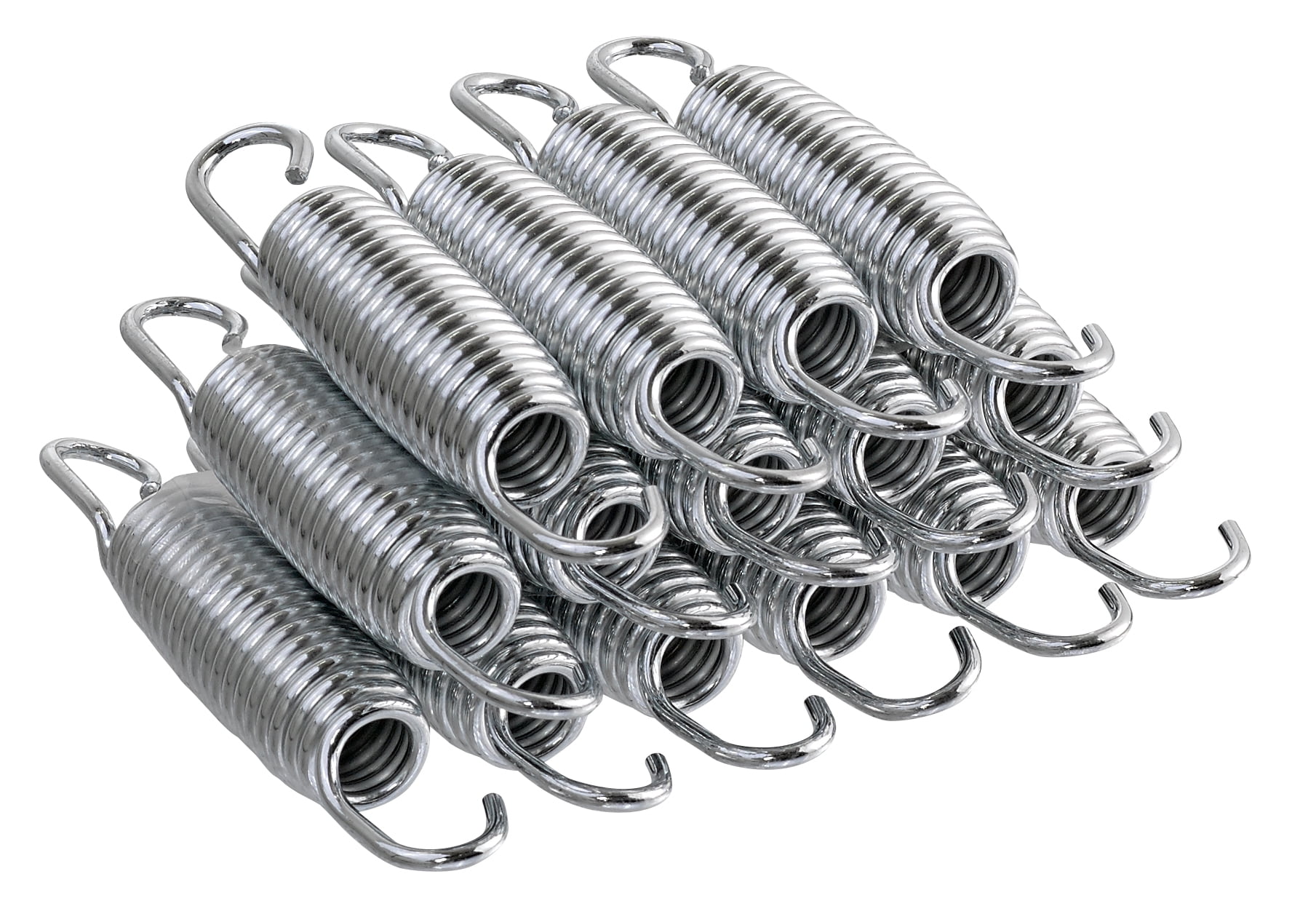 Machrus Upper Bounce Premium Quality Trampoline Springs 7.5" Inch Heavy-Duty Galvanized Steel Trampoline Springs - Stainless Steel Trampoline Springs - Set of 15