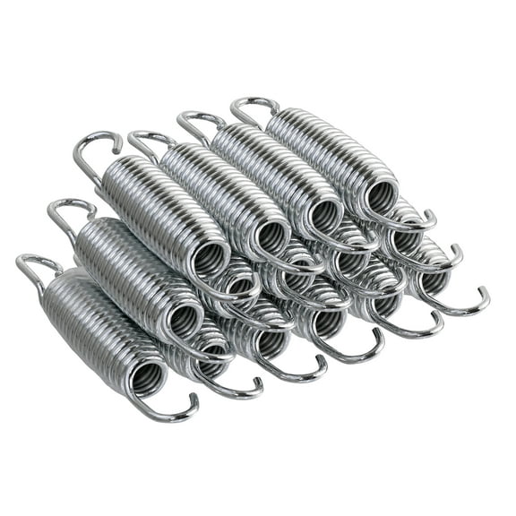 Machrus Upper Bounce Premium Quality Trampoline Springs, 9 Inch Heavy-Duty Galvanized Steel Trampoline Springs - Stainless Steel Trampoline Springs - Set of 15