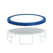 Machrus Upper Bounce Premium Trampoline Replacement Pad - Fits 12 FT Round Frames - 3/4 Foam, Blue Trampoline Pad, UV & Water-Resistant Trampoline cover