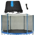 thumbnail image 1 of Machrus Upper Bounce Trampoline Net - Trampoline Safety Net Fits 12 ft Round Trampoline using 6 Straight poles - Breathable UV and Weather-Resistant Trampoline Net Replacement, 1 of 6
