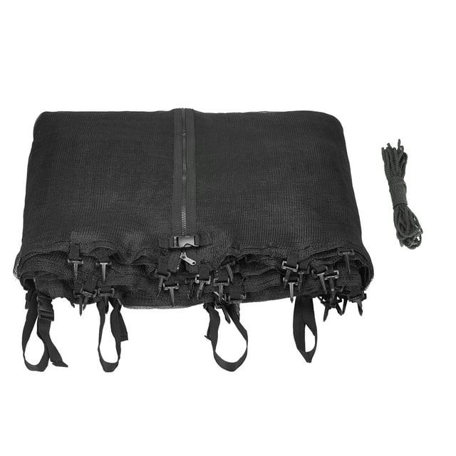 Machrus Upper Bounce Trampoline Net - Trampoline Safety Net Fits 13 x 13 ft Square Trampolines using 4 Arches - Breathable UV and Weather-Resistant Trampoline Net Replacement with Top Sleeves