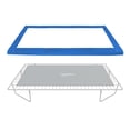 thumbnail image 1 of Machrus Upper Bounce Trampoline Pad - Trampoline Spring Cover - Trampoline Replacement Safety Pad for Rectangle Trampolines Fits 8 X 14 Ft Rectangular Trampoline Frame - Blue, 1 of 3