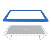 Machrus Upper Bounce Trampoline Pad - Trampoline Spring Cover - Trampoline Replacement Safety Pad for Rectangle Trampolines Fits 8 X 14 Ft Rectangular Trampoline Frame - Blue