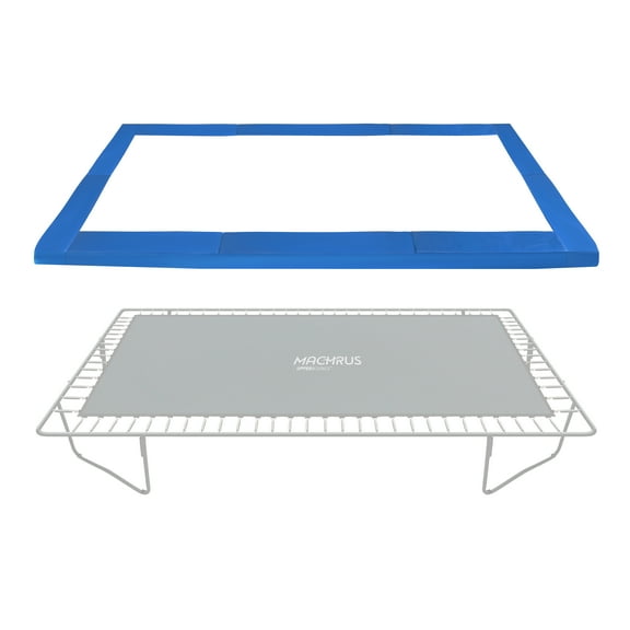 Machrus Upper Bounce Trampoline Pad - Trampoline Spring Cover - Trampoline Replacement Safety Pad for Rectangle Trampolines Fits 9 X 15 Ft Rectangular Trampoline Frame - Blue