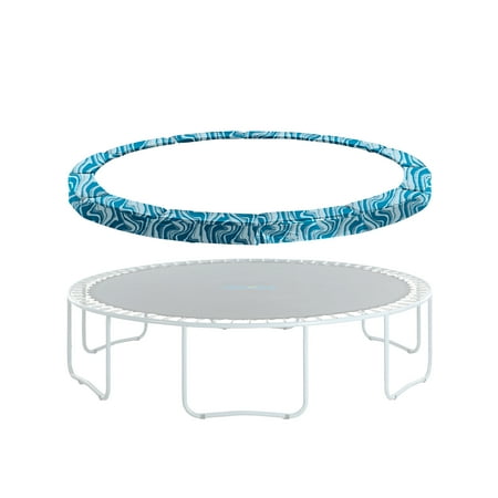 Upper Bounce Trampoline Super Spring Cover - Safety Pad, Fits 11 FT Round Trampoline Frame - Maui Marble