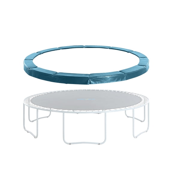 Upper Bounce Trampoline Super Spring Cover - Safety Pad, Fits 7.5 FT Round Trampoline Frame - Aquamarine