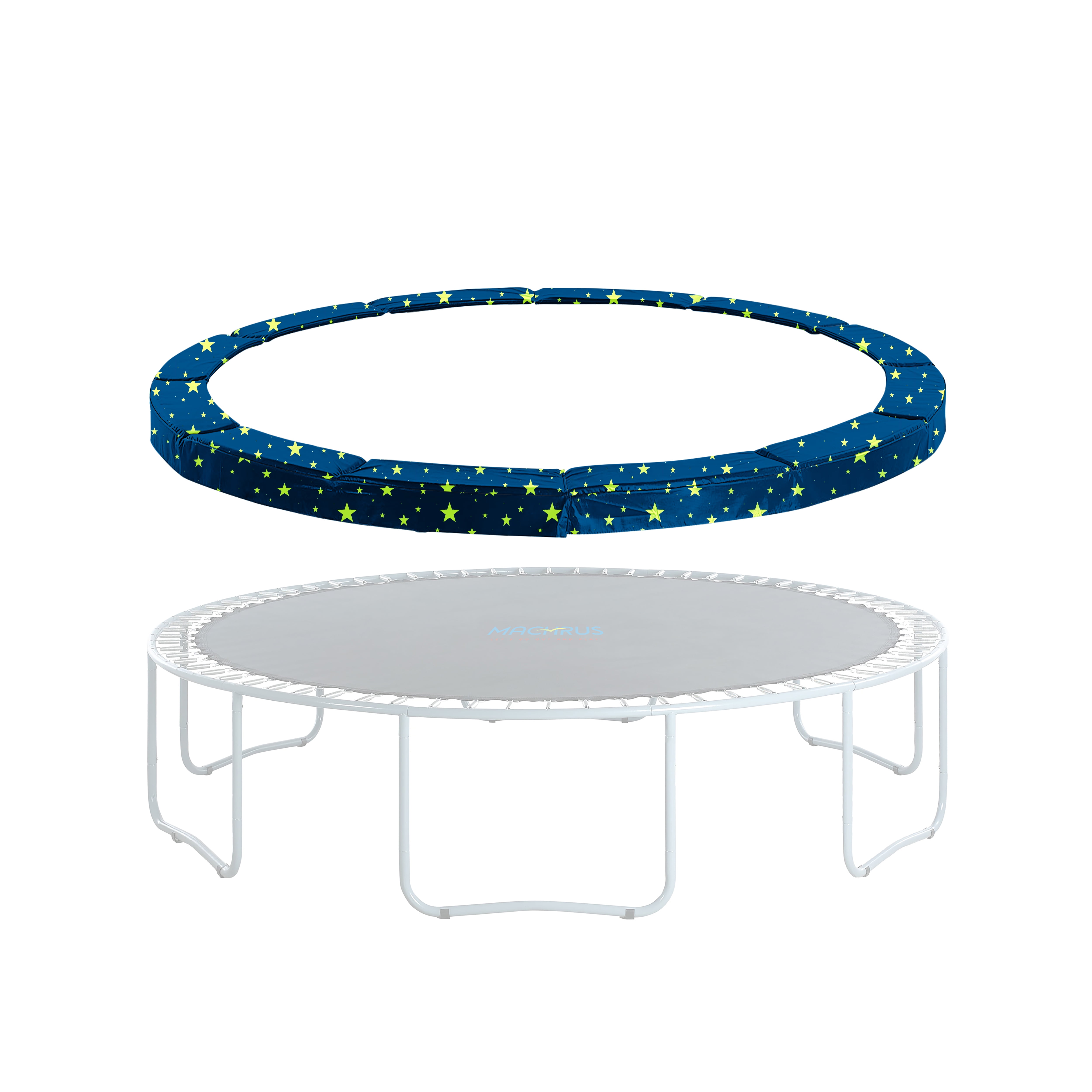 Starry Night 9' Round Trampoline Safety Pad with Foam