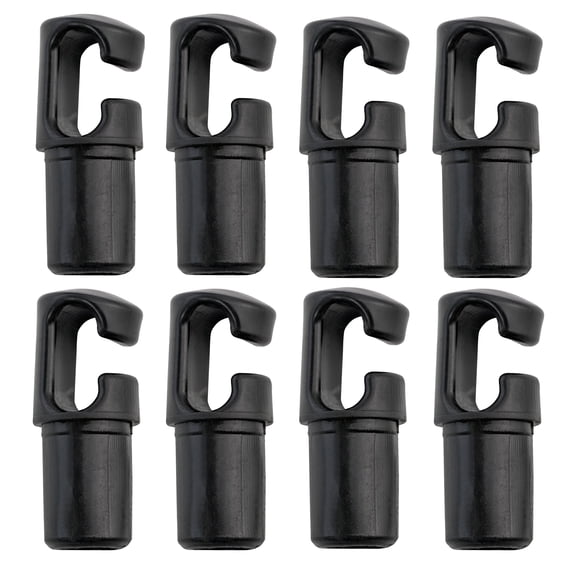 Machrus Upper Bounce Universal Trampoline Pole Cap for Fiber Glass Rod Top-Ring, Fit's 1" Diameter Pole- Set of 8