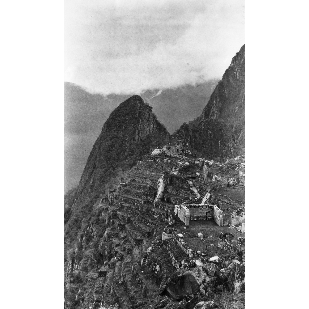 Machu Picchu 1911. Nthe Ruins Of The Incan City At Machu Picchu