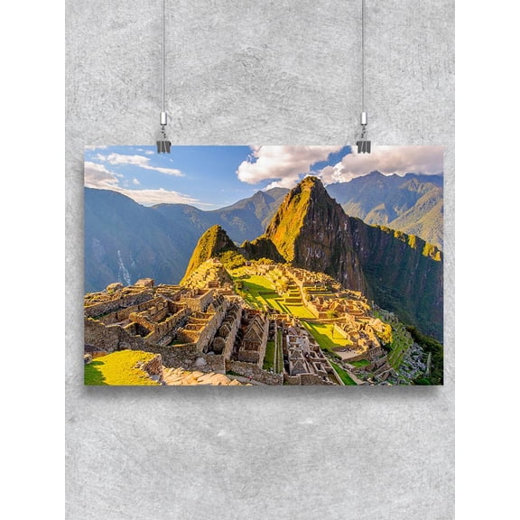 Machu Picchu Beautiful View Poster -Image by Shutterstock