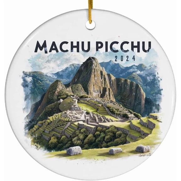 Machu Picchu Christmas Ornament, Machu Picchu Ornament, Christmas Ornaments, Machu Picchu Custom Ornament, Christmas, Machu Picchu, Peru kiQnms (Machu Picchu Christmas)