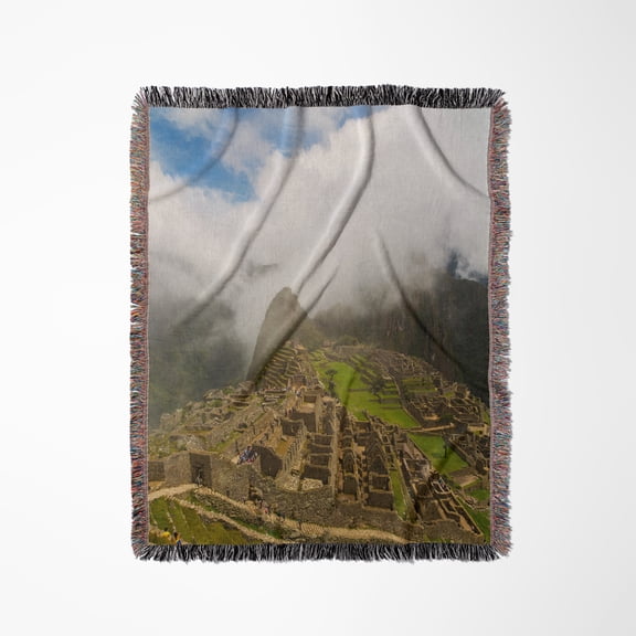 Machu Picchu, Cusco, Urubamba Province, Machupicchu District, Peru, Woven Blanket