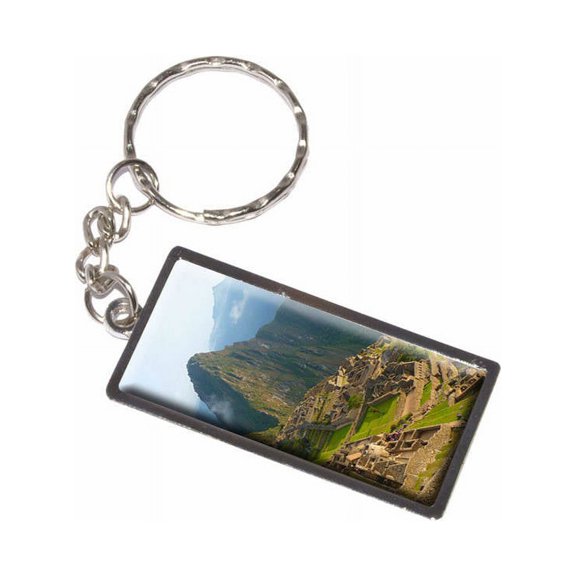Machu Picchu Inca City Ruins In Cusco Peru Keychain Key Chain Ring