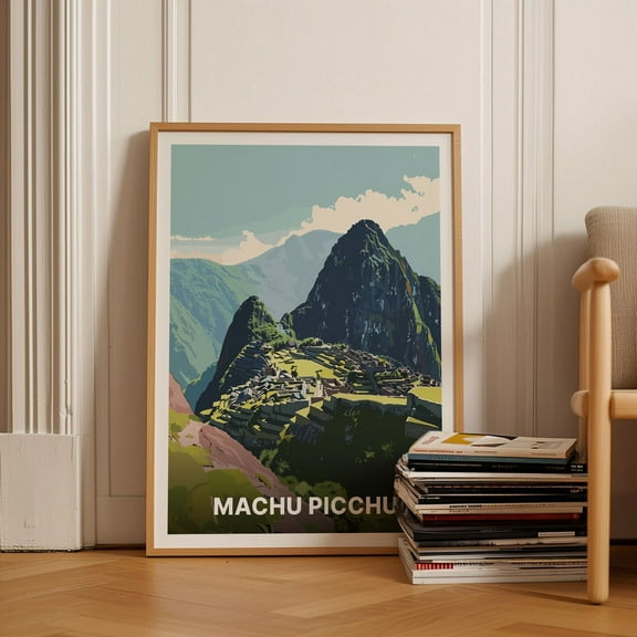 Machu Picchu Peru Adventure Travel Wall Art 3, Unframed Paper Poster 8x10in