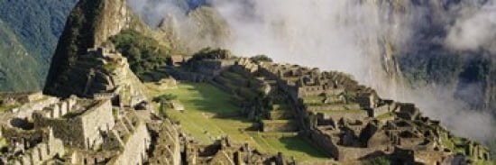 Machu Picchu Peru Canvas Art - Panoramic Images (36 x 12)