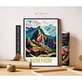 thumbnail image 1 of Machu Picchu Travel Poster Machu Picchu Peru Art Latin American Artwork Peruvian Art Destination Posters Poster Travel Art Home Decor, 24x36 UNFRAMED, 1 of 3