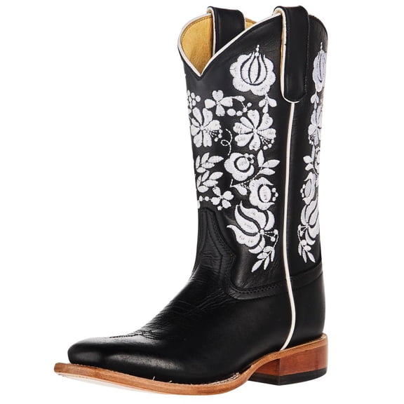 Macie Bean Boys Macie Bean Dylan Water Square Toe Cowgirl Boot 2 Black