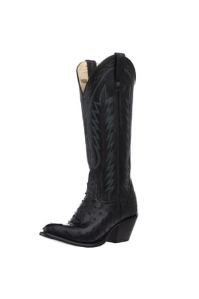 Womens Women`s Macie Bean TH  FQ Ostrich Vamp 15"  Station Boot 9.5 B Black