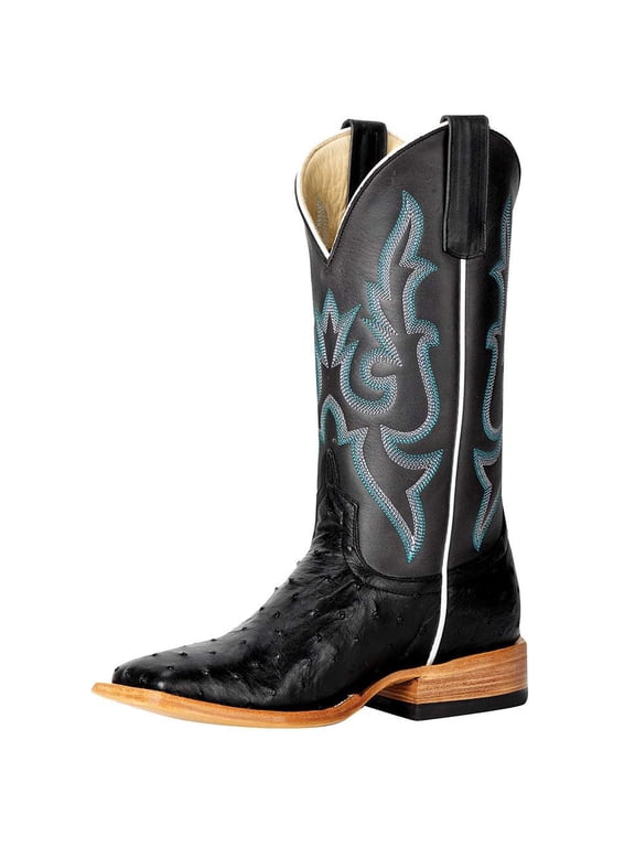 Womens Women`s MB TH Full Quill 12` Sangria Square Toe Boot 6.5 B Black