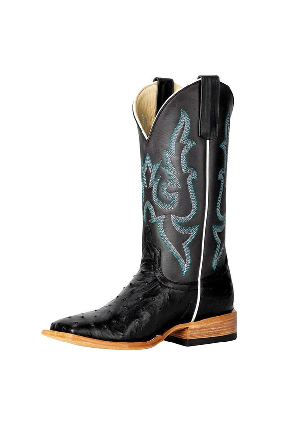 Womens Women`s MB TH Full Quill 12` Sangria Square Toe Boot 6 B Black