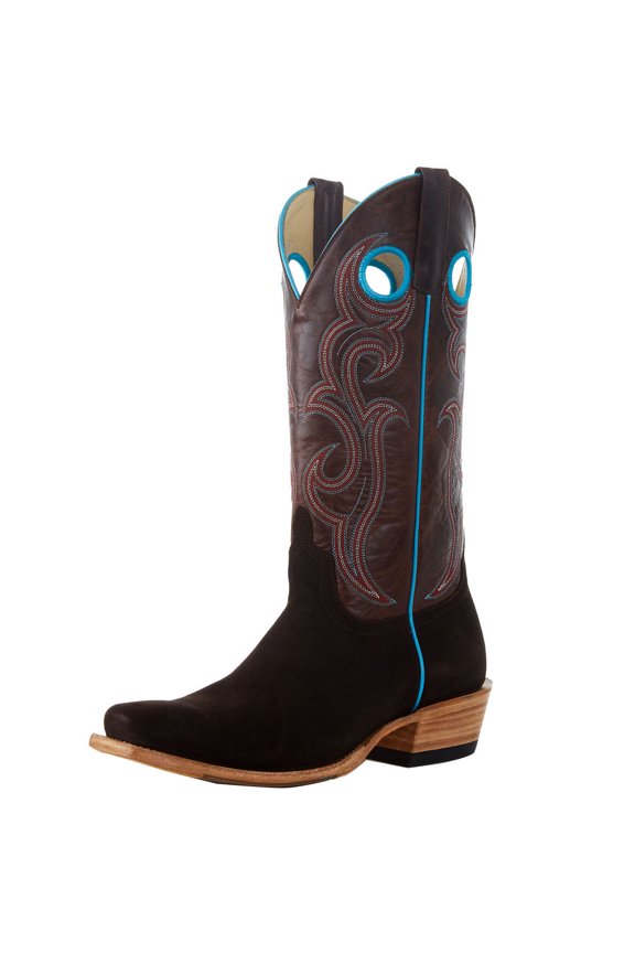Womens Women`s MB TH Suede 13`Turquoise Sinsation Boot 6 B Chocolate