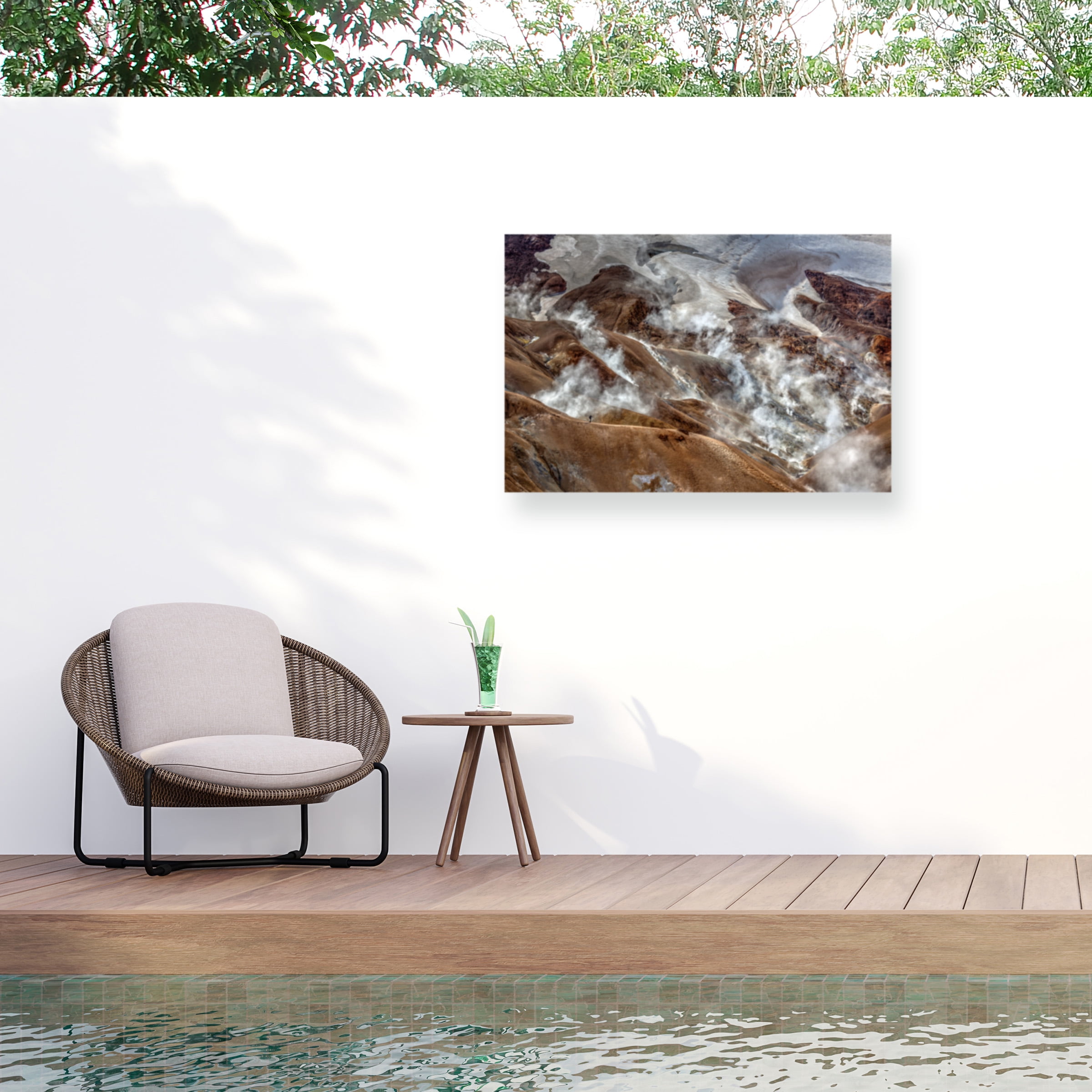 Maciej Duczynski 'Iceland Landscape 30' Outdoor Canvas 22x32