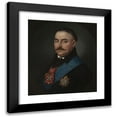 thumbnail image 1 of Maciej Topolski 12x13 Black Modern Framed Museum Art Print Titled - Portrait of Franciszek Kunicki, Chamberlain of the Chełm Land (1801), 1 of 5