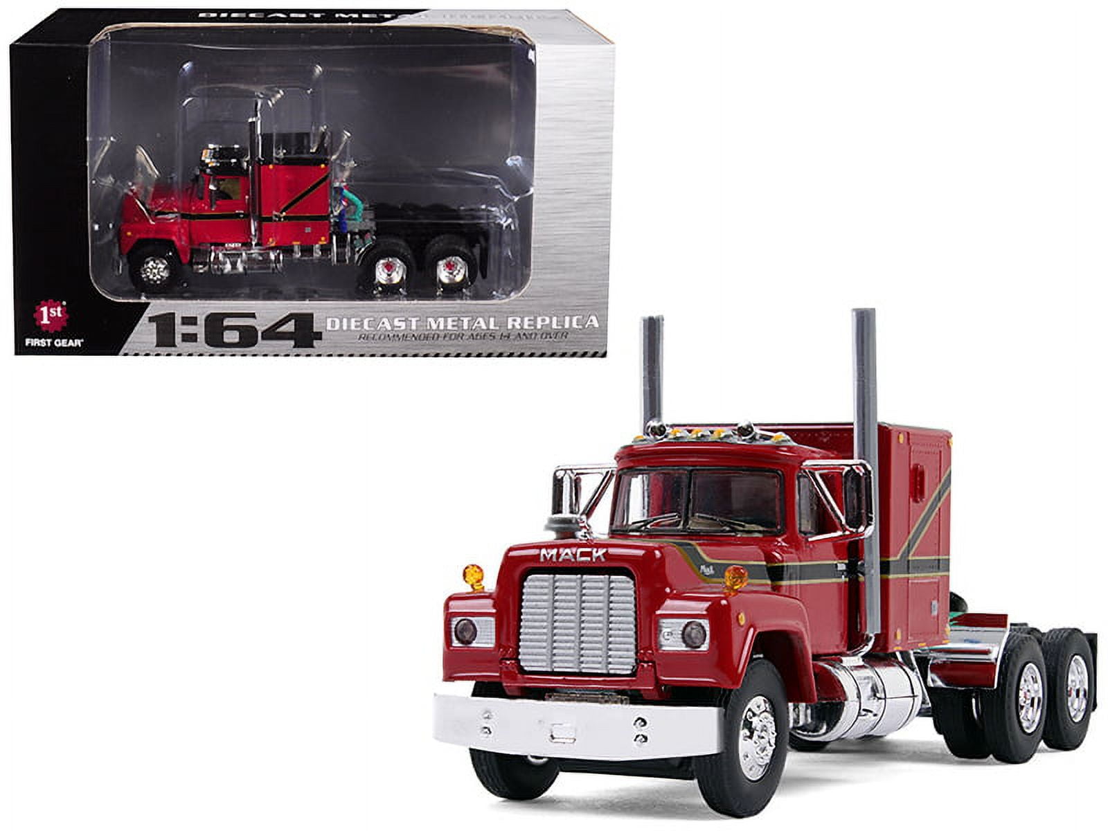 1/64 Mack R Model Tractor with Sleeper Bunk Trio Set - DCP