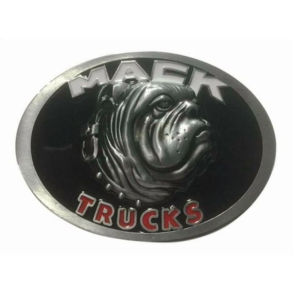 Mack Trucks 3D Design Metal/Enamel Belt Buckle