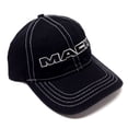 thumbnail image 1 of Mack Trucks Black w/Grey Stitching Slouch Curved Bill Snapback, 1 of 3
