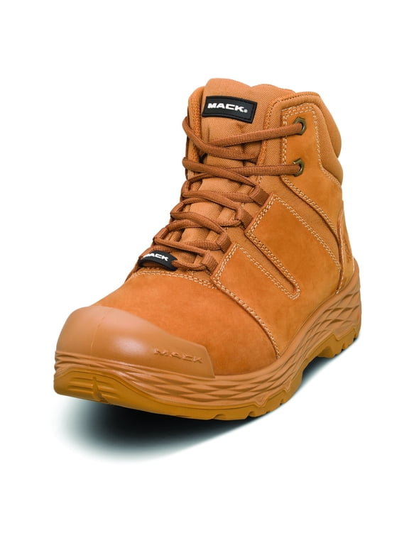 Men’s Steel Toe Hiker Work Boot Side-Zip Slip Resistant SD Force Shift Honey