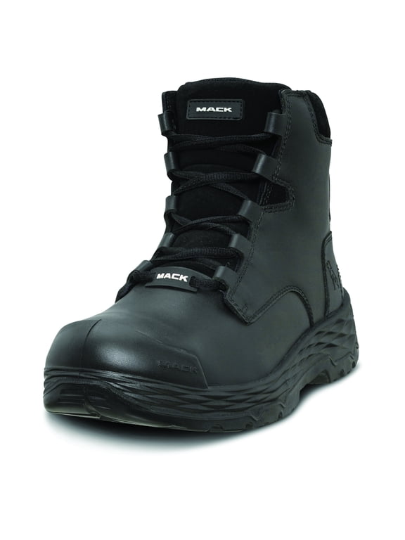 Men’s Steel Toe Side-Zip Work Boot Slip Resistant SD Force Zip Black