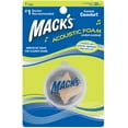 thumbnail image 1 of Mack’s Acoustic Foam Earplugs, 1 Pair Corded with Travel Case – Soft, Comfortable Ear Plugs for Concerts, Jam Sessions, Nightclubs and Loud Events, 1 of 2