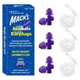 Mack's AquaBlock Swimming Earplugs, 3 Pair Comfortable, Waterproof