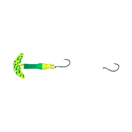 Mack's Lure Wally Pop Crawler Series Floater Rig Chrt Green Tiger FlGrn FlYlw 2