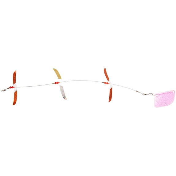 Mack's Lure 60532 Flash Lite Trolls - 3 Blade Series - 90# Test Copper/