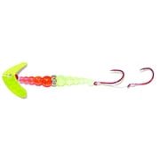 Mack's Lure Double Whammy Kokanee Pro Series Chrt Scl Fl Orange/FlChrt Red Oct 6