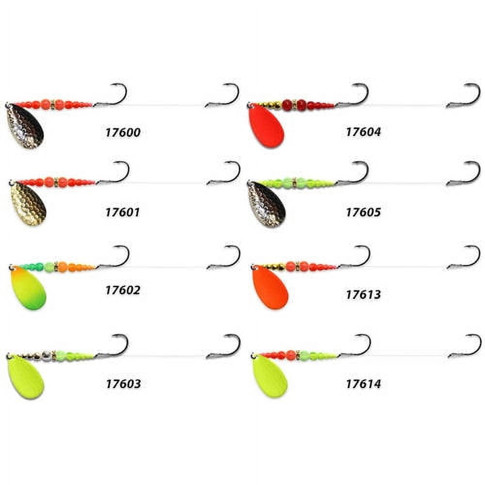 double whammy fishing lure Macks Sockeye Pro  Hot Pink Sparkle Blade/ Flo Pink hook presentation that is sure to help anglers catch more limits of walleye Mack's Lure Pro Series Double