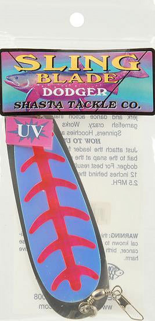 Mack's Lure Freshwater Salmon Fishing Sling Blade Dodger Hard Bait, UV