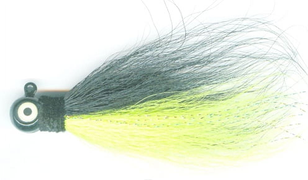 Mack's Lure Rock Dancer 3/8 Oz. Black/Chartreuse, Fishing Jigs