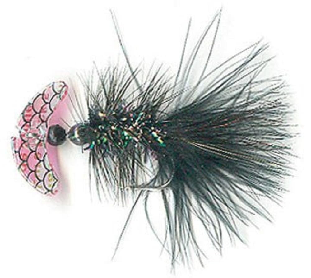 Mack's Lure Smile Blade Fly, Pink Sparkle - Walmart.com
