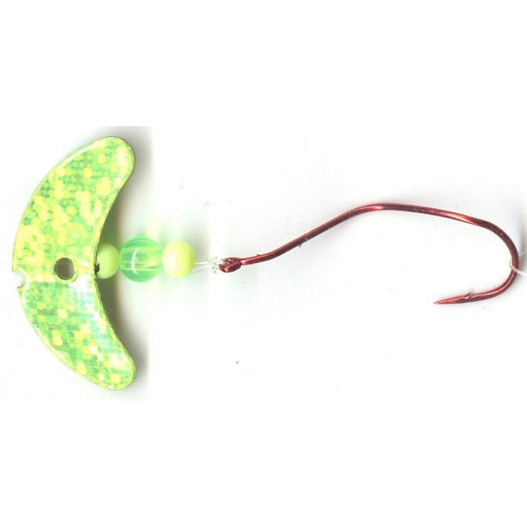 Mack's Lure Smile Blade Slow Death Rig Chartreuse/Yellow