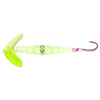 Mack's Lure 21204 Double Whammy (walleye Series Chartreuse Sparkle)