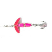 Macks Lure Wedding Ring Promise Keeper Weighted Spinner Pink/Slv Pink Sprkl 8