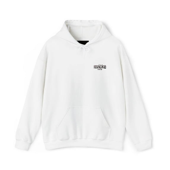 Macke Custom Heavy Blend Hoodie – White