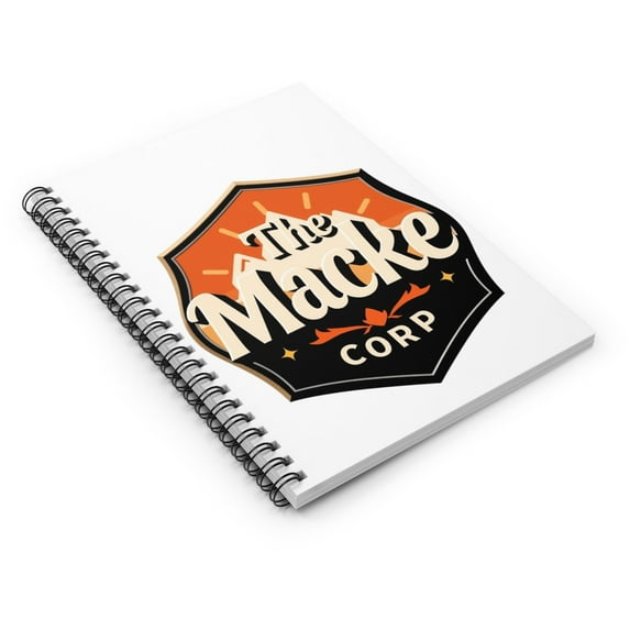 Macke Custom Spiral Notebook - Ruled Line