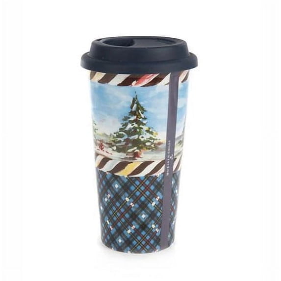 Mackenzie Childs Highbanks Travel Cup