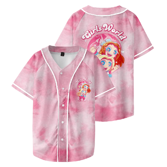 Mackenzie Turner Baseball Uniform Tie Dye Short Sleeve Fashion Baseball Clothing