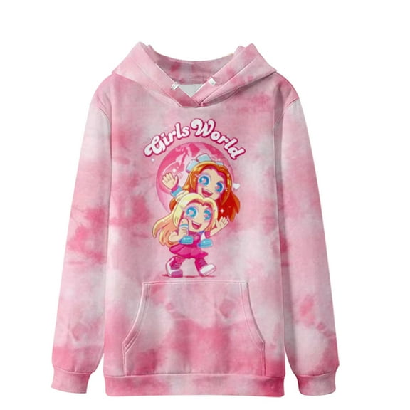 Mackenzie Turner Tie Dye Hoodie 3D Cosplay Sweatshirt Fashion Pullover for Women