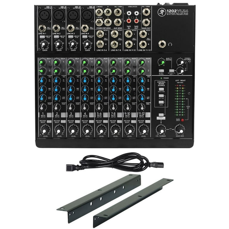 Mackie 1202VLZ4 12-channel Pro Mixer w/ 4 ONYX Preamps+
